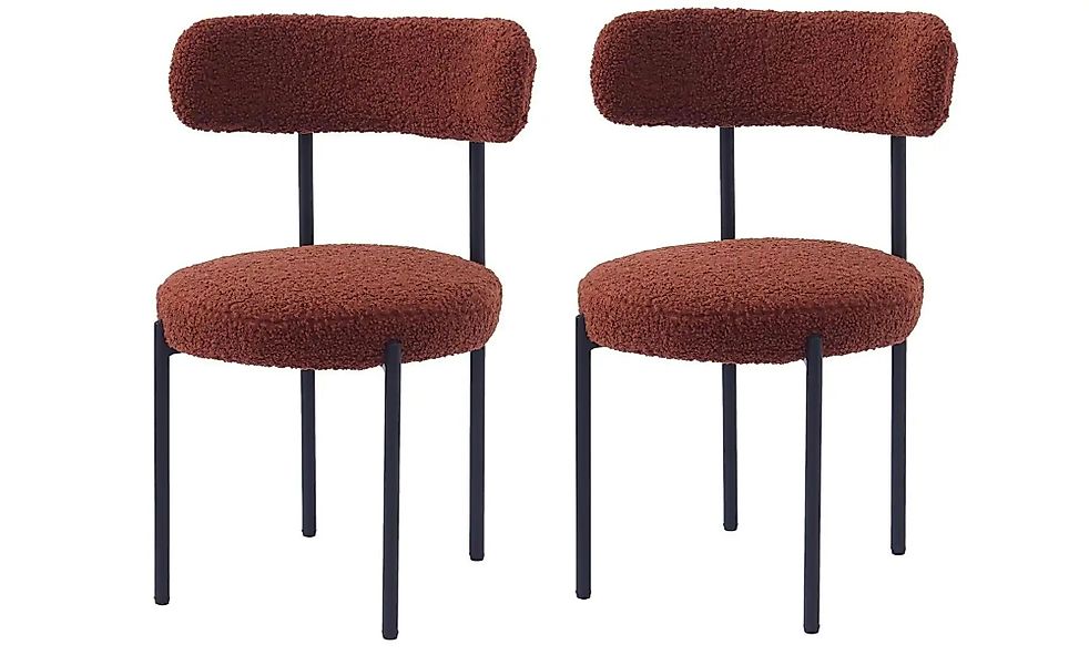 Stuhl 2er-Set  Lars ¦ rot ¦ Maße (cm): B: 47 H: 79 Stühle > Polsterstühle - günstig online kaufen