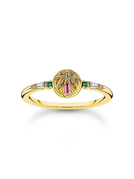 THOMAS SABO Fingerring Thomas Sabo TR2457-488-7-54 Vergoldeter Ring mit Pal günstig online kaufen