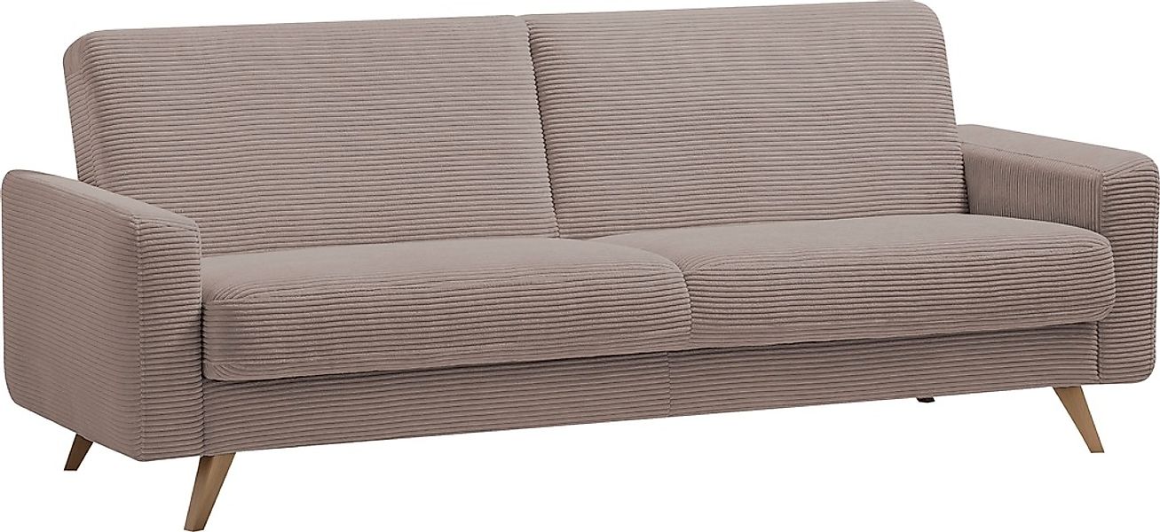 exxpo - sofa fashion 3-Sitzer »Samso, elegant und bequem, aktueller Cord Be günstig online kaufen