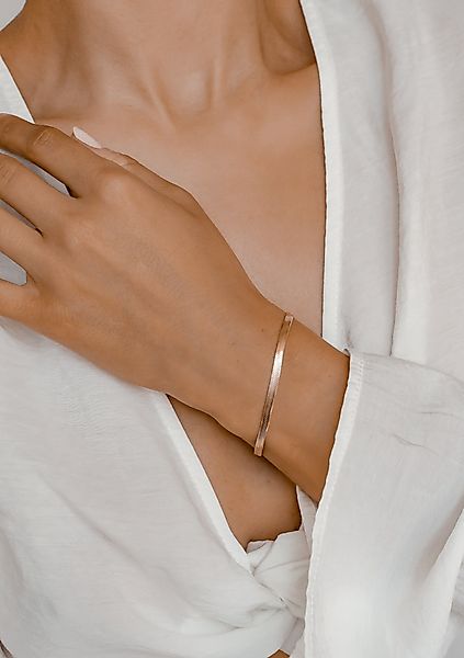 Hey Happiness Edelstahlarmband Damen Schlange 18K günstig online kaufen