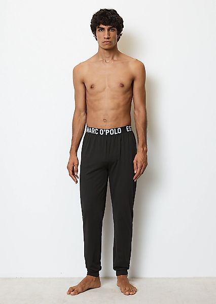 Marc OPolo Loungehose "Mix N Match Cotton" Logo-Bund elastisch, Baumwolle, günstig online kaufen