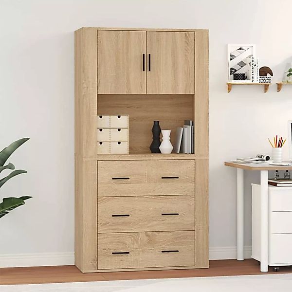 Vidaxl Highboard Sonoma-eiche Holzwerkstoff günstig online kaufen