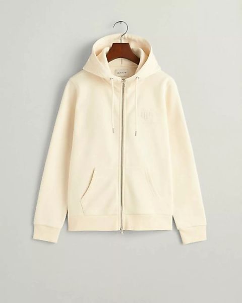 Gant Hoodie REG TONAL SHIELD ZIP HOODIE günstig online kaufen