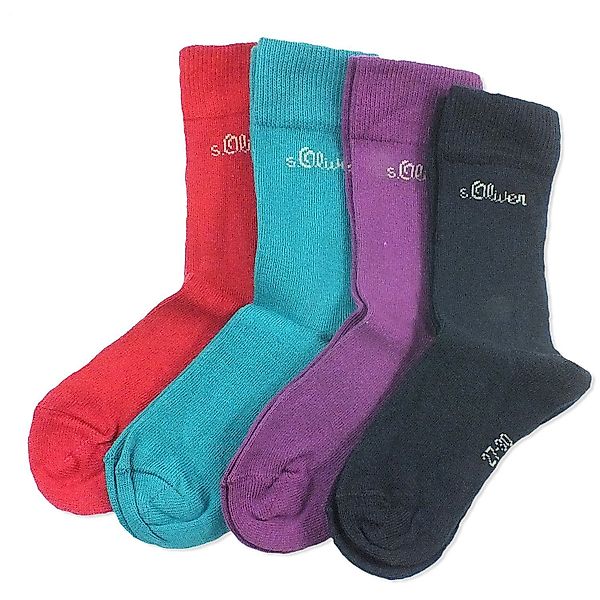 s.Oliver Langsocken S20205 (Packung, 4-Paar, 4 günstig online kaufen