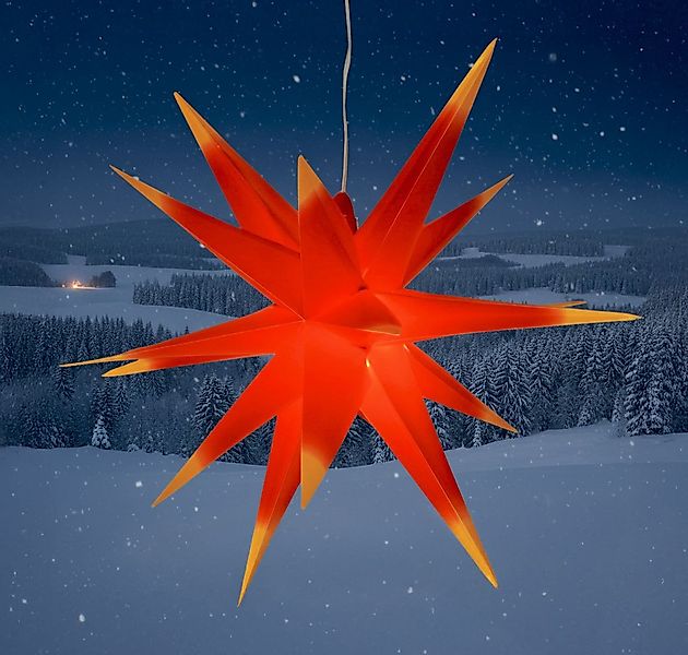 Guru-Shop LED-Stern für außen 3D Außenstern Kaspar, Weihnachtsstern,.., Leu günstig online kaufen