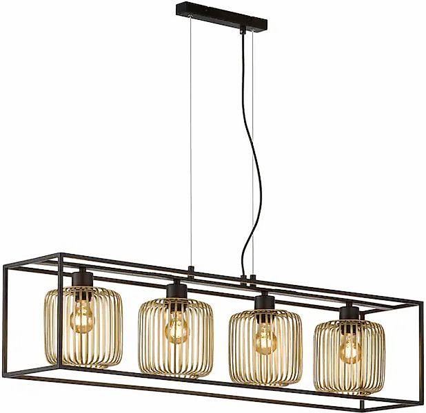 FISCHER & HONSEL Pendelleuchte »CAYDO«, 4 flammig, Leuchtmittel E27   ohne günstig online kaufen