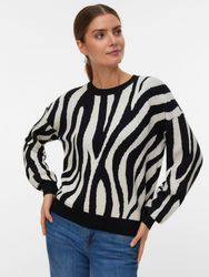 Vero Moda Strickpullover VMSILJEANIMAL LS O-NCK günstig online kaufen