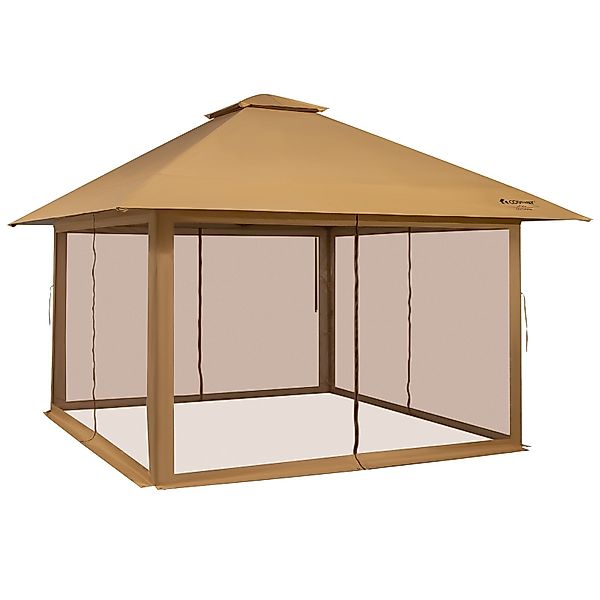 COSTWAY Faltpavillon 4x4m Pop-Up Pavillon, mit günstig online kaufen