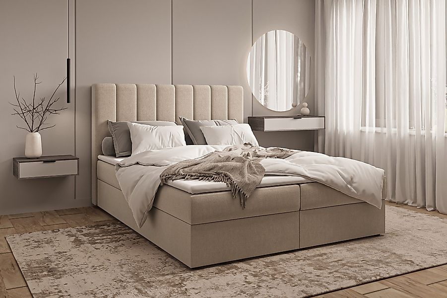MOEBLO Boxspringbett Bett 01 (Bonell, Topper, günstig online kaufen