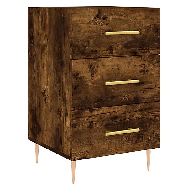 vidaXL Nachttisch Räuchereiche 40x40x66 cm Holzwerkstoff Modell 6 günstig online kaufen