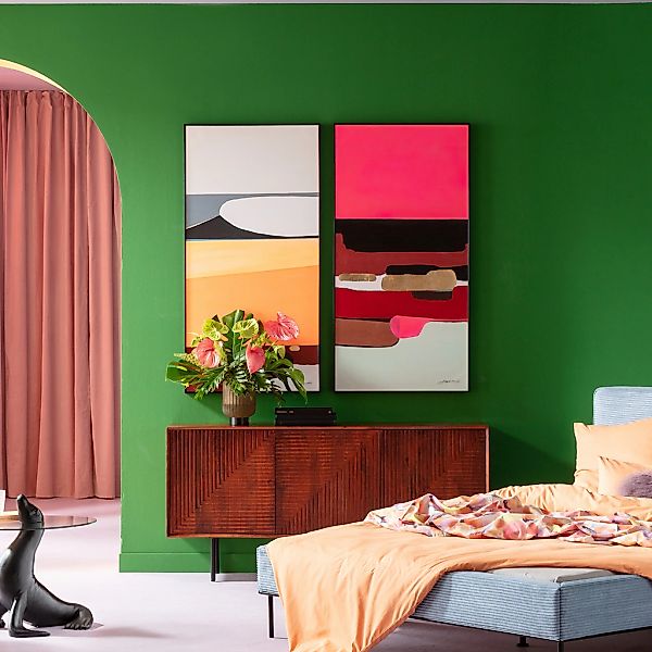 Kare Design Bild mit Rahmen "Gerahmtes Bild Abstract Shapes" günstig online kaufen