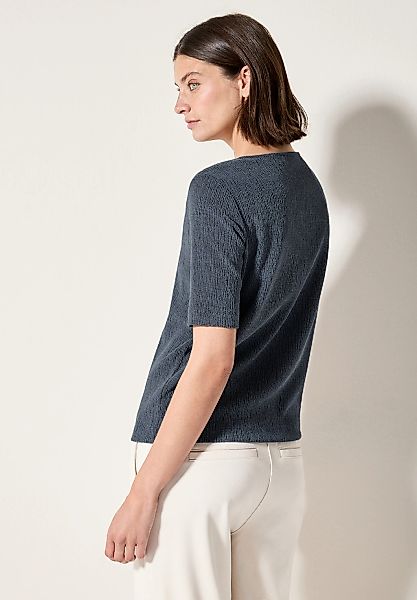 Cecil T-Shirt, mit feiner Crepe-Struktur günstig online kaufen