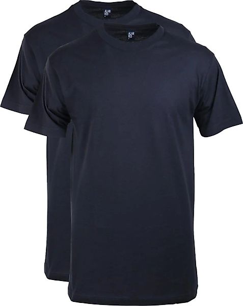 Alan Red T-Shirt Virginia Dunkelblau (2er-Pack) - Größe S günstig online kaufen