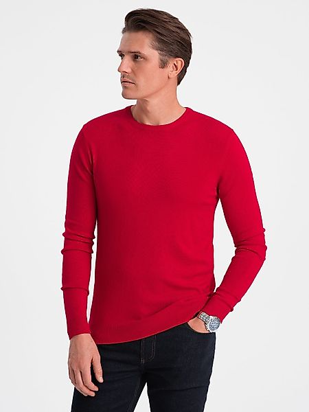 OMBRE Rundhalspullover Klassischer Herrenpullover mit Rundhalsausschnitt günstig online kaufen