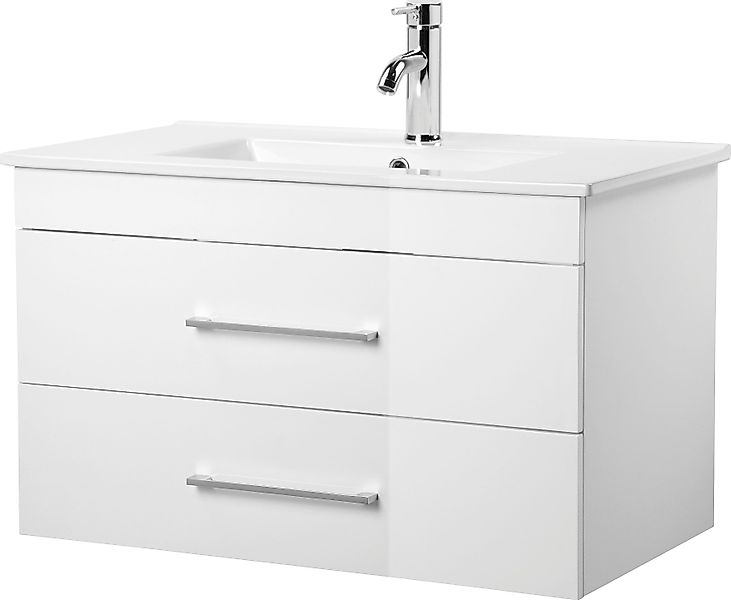 welltime Waschtisch Florenz Badmöbel Badschrank mit günstig online kaufen