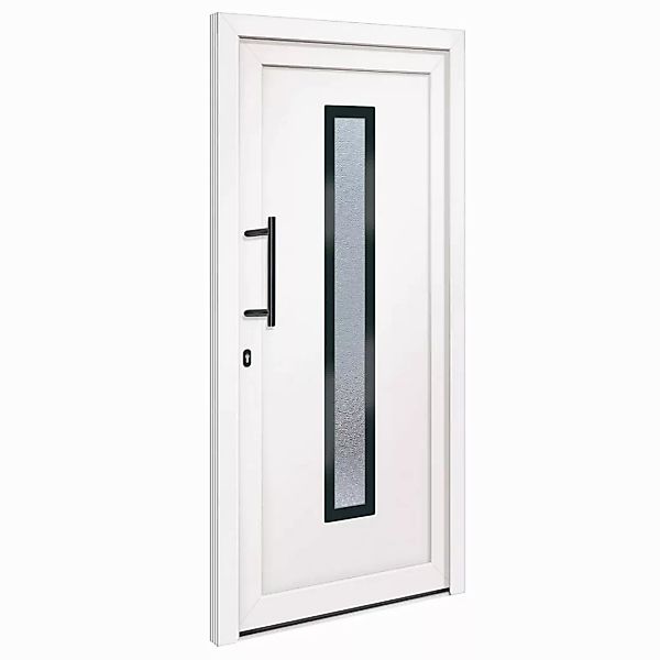vidaXL Haustür Haustür Weiß 98x208 cm günstig online kaufen