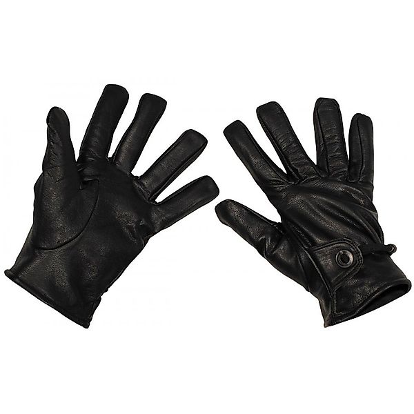 MFH Lederhandschuhe Western-Fingerhandschuhe, schwarz, Leder, Bandzug, günstig online kaufen