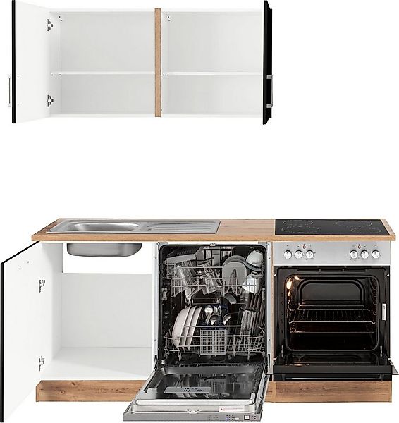 KOCHSTATION Küchenzeile KS-Tinnum, ohne E-Geräte, Breite 180 cm günstig online kaufen