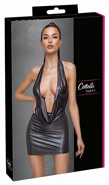 Cottelli PARTY Partykleid Cottelli PARTY - Kleid silber L günstig online kaufen