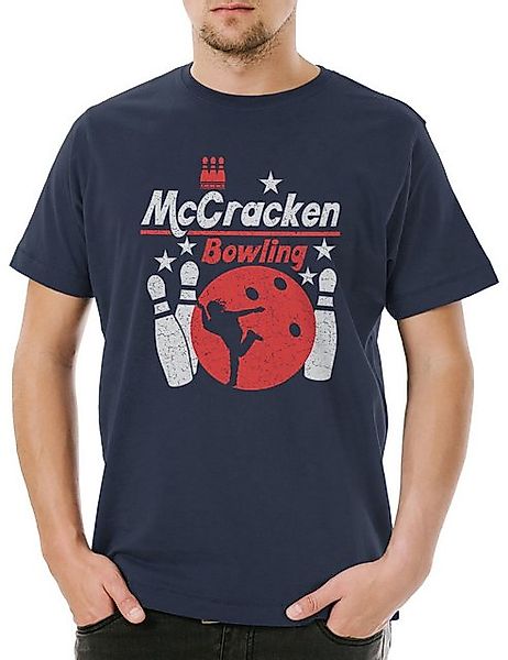 Urban Backwoods Print-Shirt McCracken Bowling Herren T-Shirt Gamer Gaming K günstig online kaufen