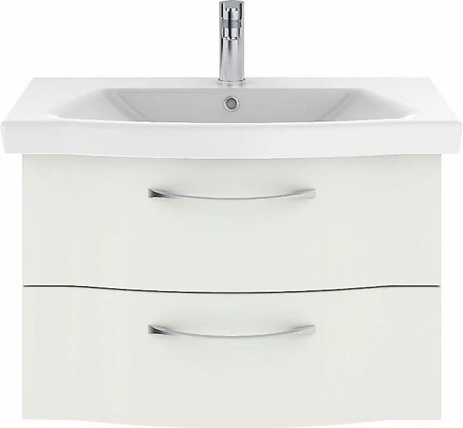 Saphir Badmöbel-Set "6005 Sprint Keramik-Waschtisch, 82 cm breit", (1 St.), günstig online kaufen