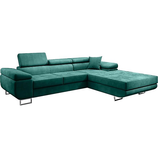 Beautysofa Ecksofa Alons mit Schlaffunktion auf günstig online kaufen