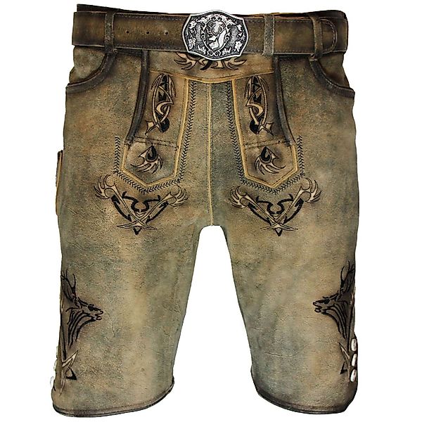 Maddox Trachtenlederhose MADDOX Kurze Herren Lederhose günstig online kaufen