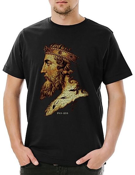 Urban Backwoods Print-Shirt Alfred The Great Herren T-Shirt KingKönig Der G günstig online kaufen