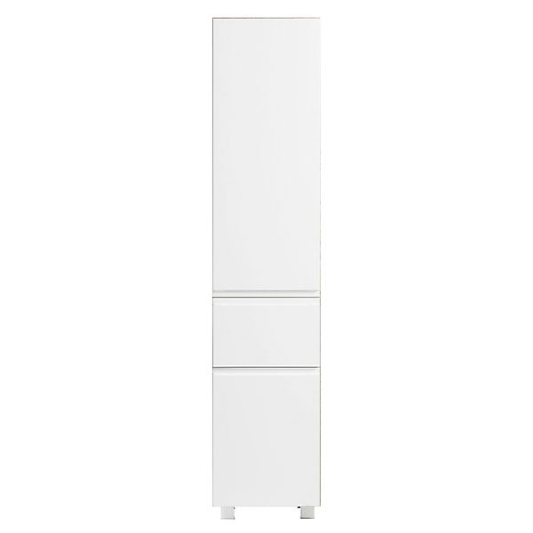 Held Möbel Seitenschrank Ancona 40 cm matt Weiß-Wotaneiche günstig online kaufen