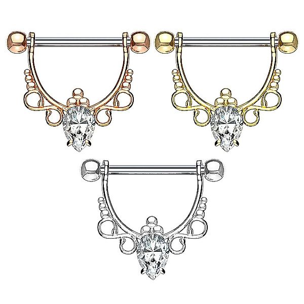 Taffstyle Intimpiercing Nippelpiercing Schild Unendlich beweglich günstig online kaufen