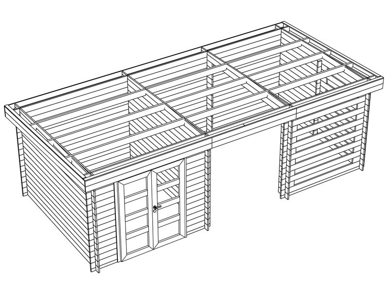 Fjordholz Gartenhaus Samim 28 günstig online kaufen