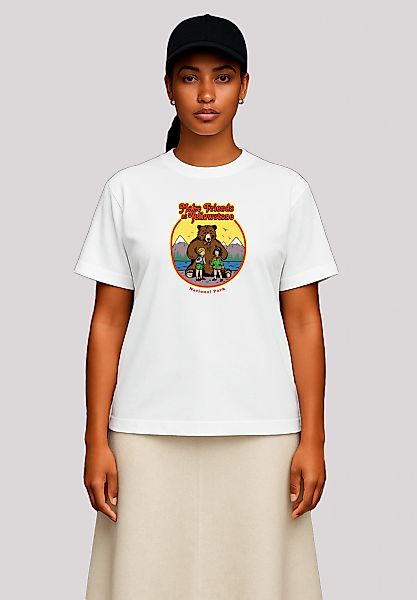 F4NT4STIC T-Shirt "US National Parks Make Friends At Yellowstone", Premium günstig online kaufen