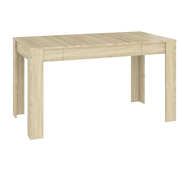 furnicato Esstisch Sonoma-Eiche 140x74,5x76 cm Holzwerkstoff (1-St) günstig online kaufen