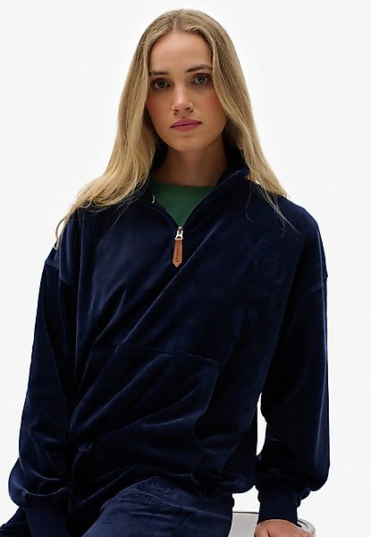 Superdry Sweatshirt COUNTRY CLUB VELOUR 1/4 günstig online kaufen
