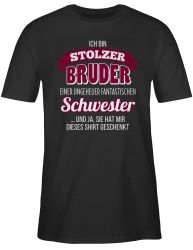 Shirtracer T-Shirt Ich bin stolzer Bruder günstig online kaufen
