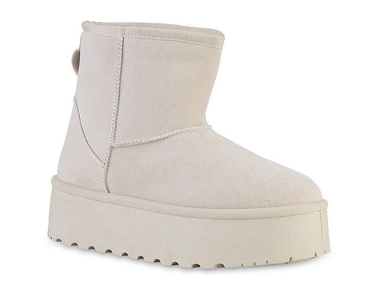 VAN HILL 841454 Winterstiefelette Damen Warm Gefütterte Winter Boots Bequem günstig online kaufen