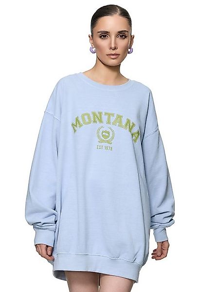 Worldclassca Sweatshirt Worldclassca Oversized Sweatshirt MONTANA Print Lan günstig online kaufen