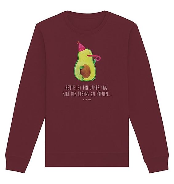 Mr. & Mrs. Panda Longpullover Avocado Feier Größe XL - Burgundy - Geschenk, günstig online kaufen
