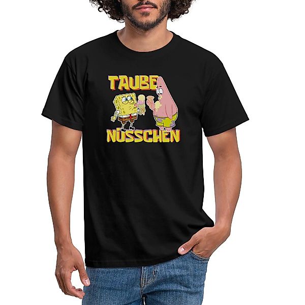 Spreadshirt T-Shirt SpongeBob Schwammkopf Taube Nüsschen günstig online kaufen