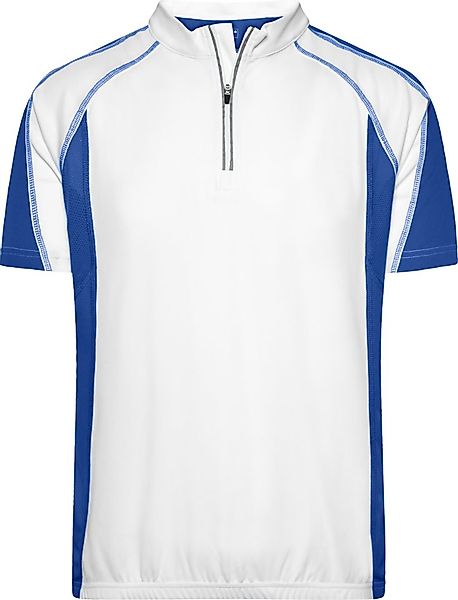 James & Nicholson Radtrikot Atmungsaktives Herren Zippshirt Men's Bike-T JN günstig online kaufen