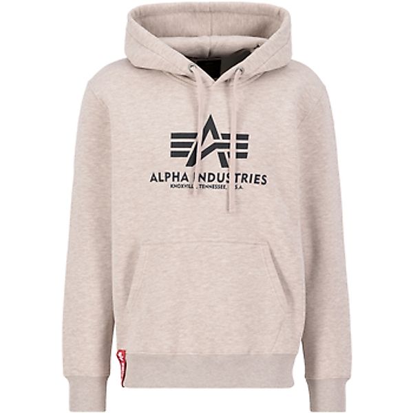 Alpha Industries  Sweatshirt Basic Hoodie BL - hazel melange günstig online kaufen