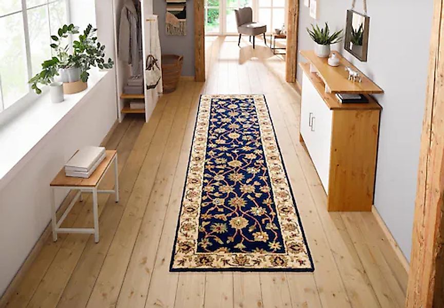 my home Wollteppich »Sahil«, rechteckig, 14 mm Höhe, reine Wolle, Orient-Op günstig online kaufen