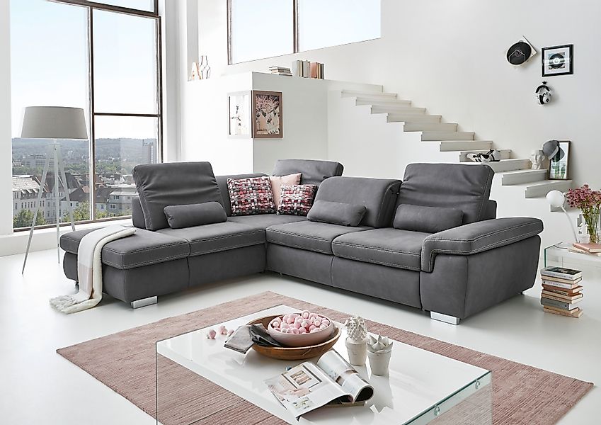 Die PlanBar Ecksofa »MP-IN17041 L-Form«, Sitztiefenverstellung, optional mi günstig online kaufen