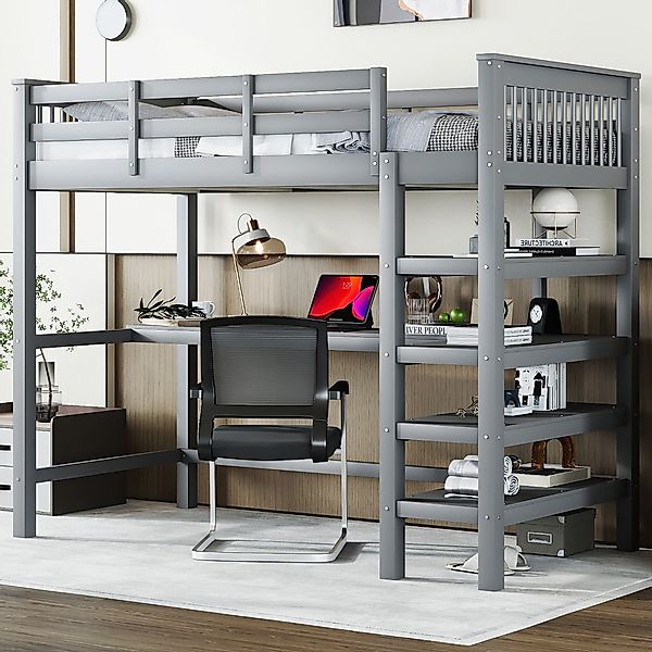 STILVORA Hochbett 90x200 mit matratze und günstig online kaufen