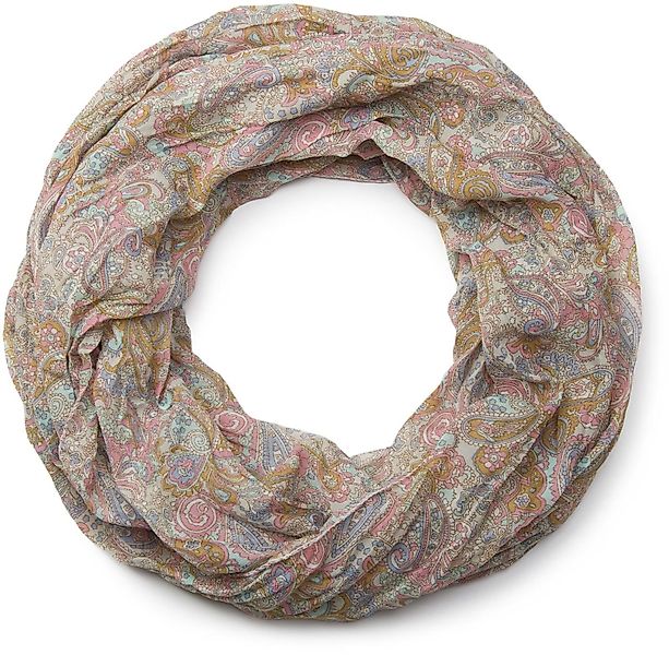 styleBREAKER Loop Seidiger Loop mit Paisley günstig online kaufen