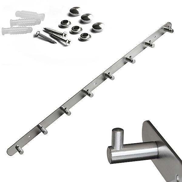 Mucola Wandpaneel Garderobe 8 Haken Wandgarderobe günstig online kaufen