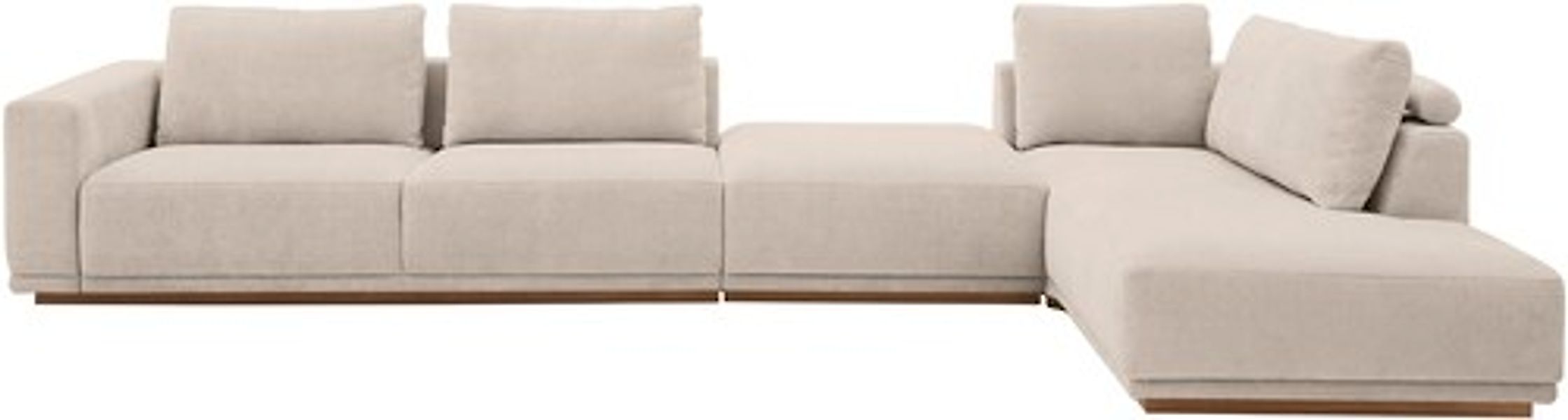 Musterring Wohnlandschaft Anreihsofa mit Armlehne links, Eckteil rechts mit günstig online kaufen