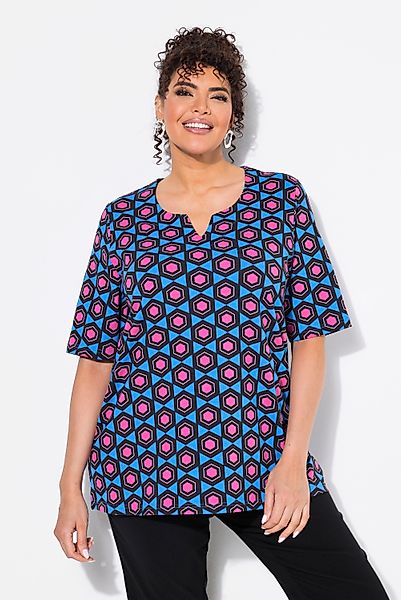 Ulla Popken T-Shirt T-Shirt grafischer Druck günstig online kaufen
