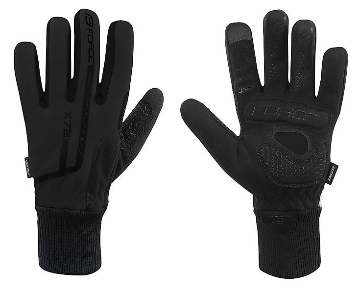 FORCE Fahrradhandschuhe Winterhandschuhe FORCE X72 schwarz 0 °C bis +5 °C * günstig online kaufen