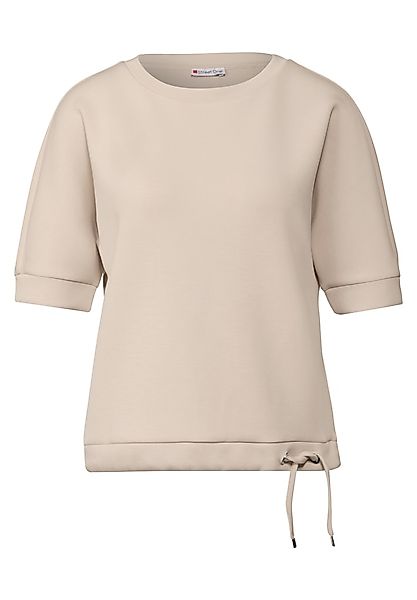 STREET ONE Sweatshirt mit Tunnelzug am Saum günstig online kaufen